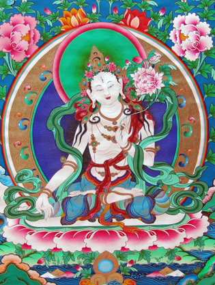 希熱布唐卡作品58x78cm